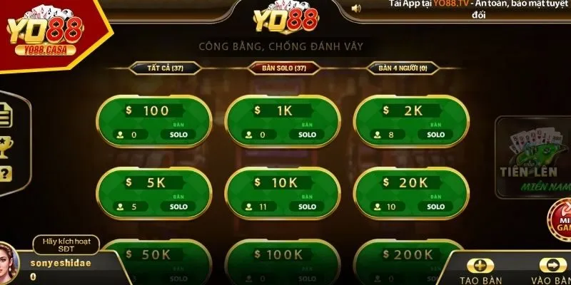 Trò chơi Tiến Lên Miền Nam